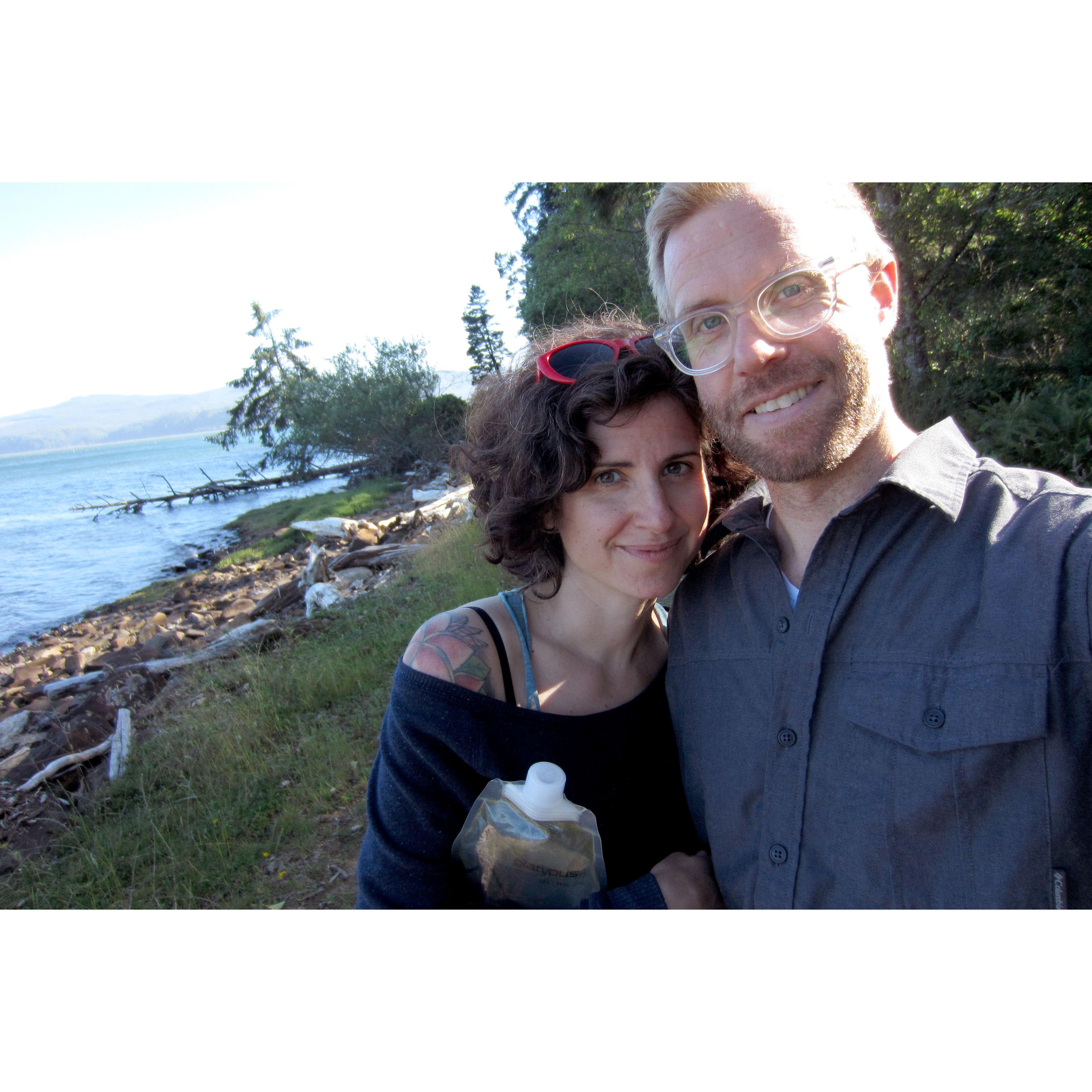 2016 - early days!  Camping at Cape Mears.