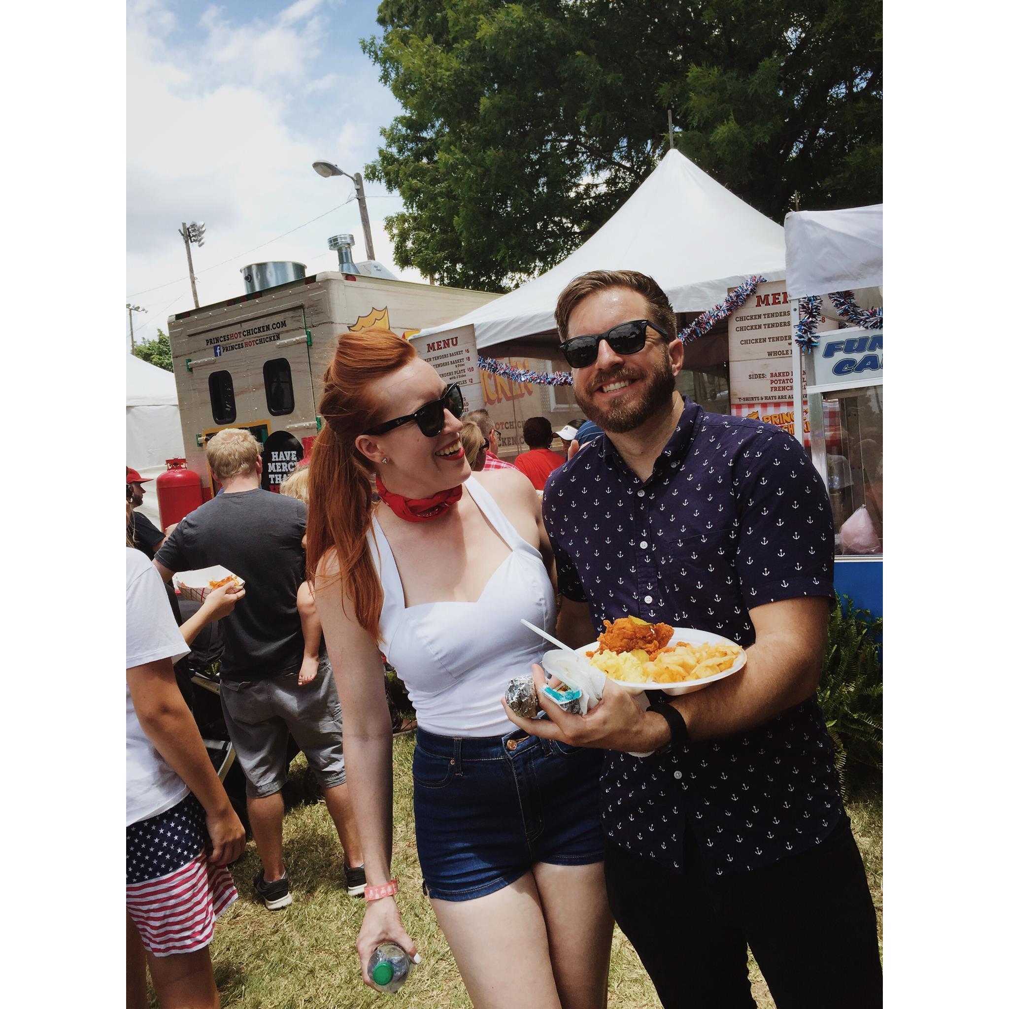 Hot Chicken Fest in Nashville, TN