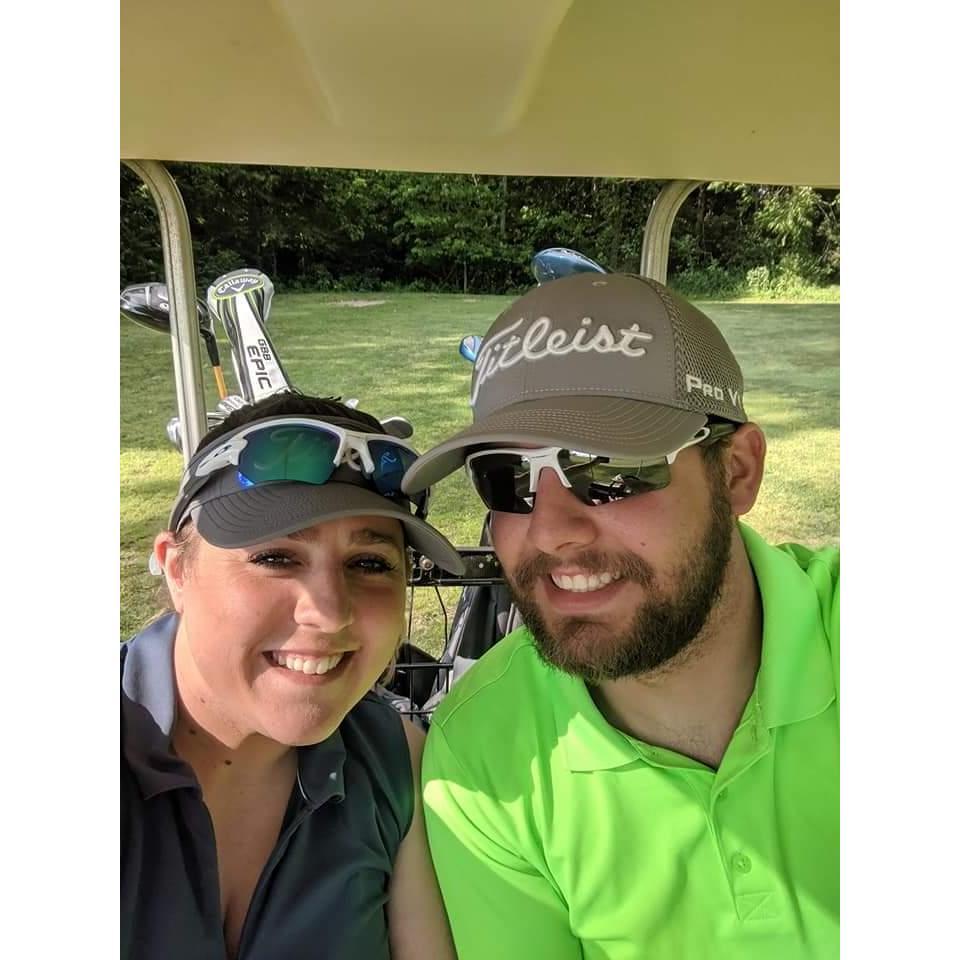 Golfing for our birthdays