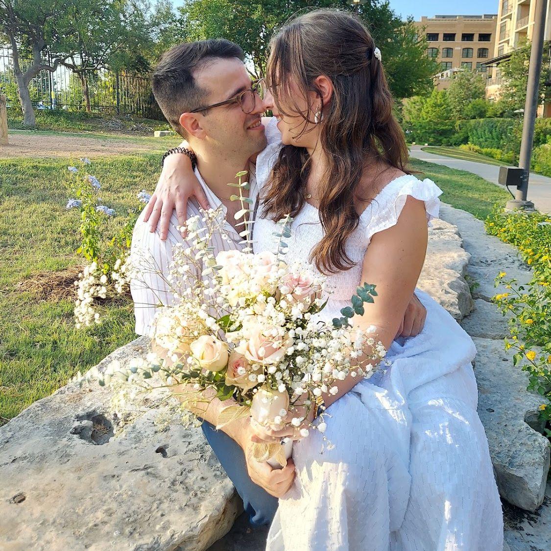 After our backyard wedding in San Antonio, TX in May of 2022