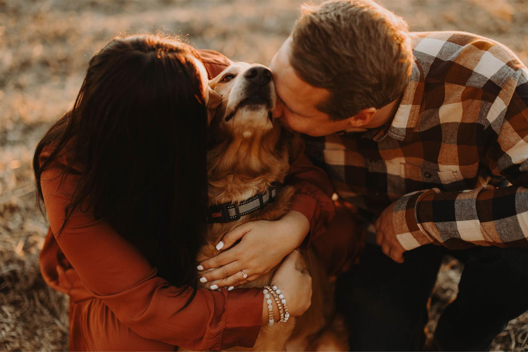 We had to include our fur baby, Cider, in our engagement pictures