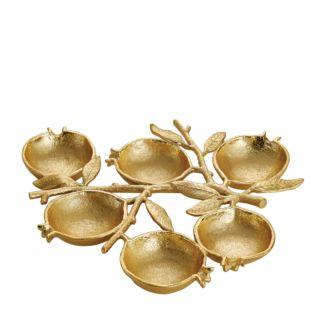 Pomegranate 6-Section Plate