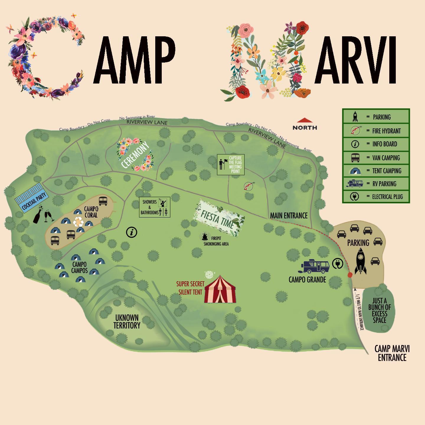 Map of the Campsite!