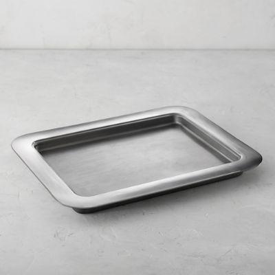 Hot/Cold Rectangular Stainless Steel Tray