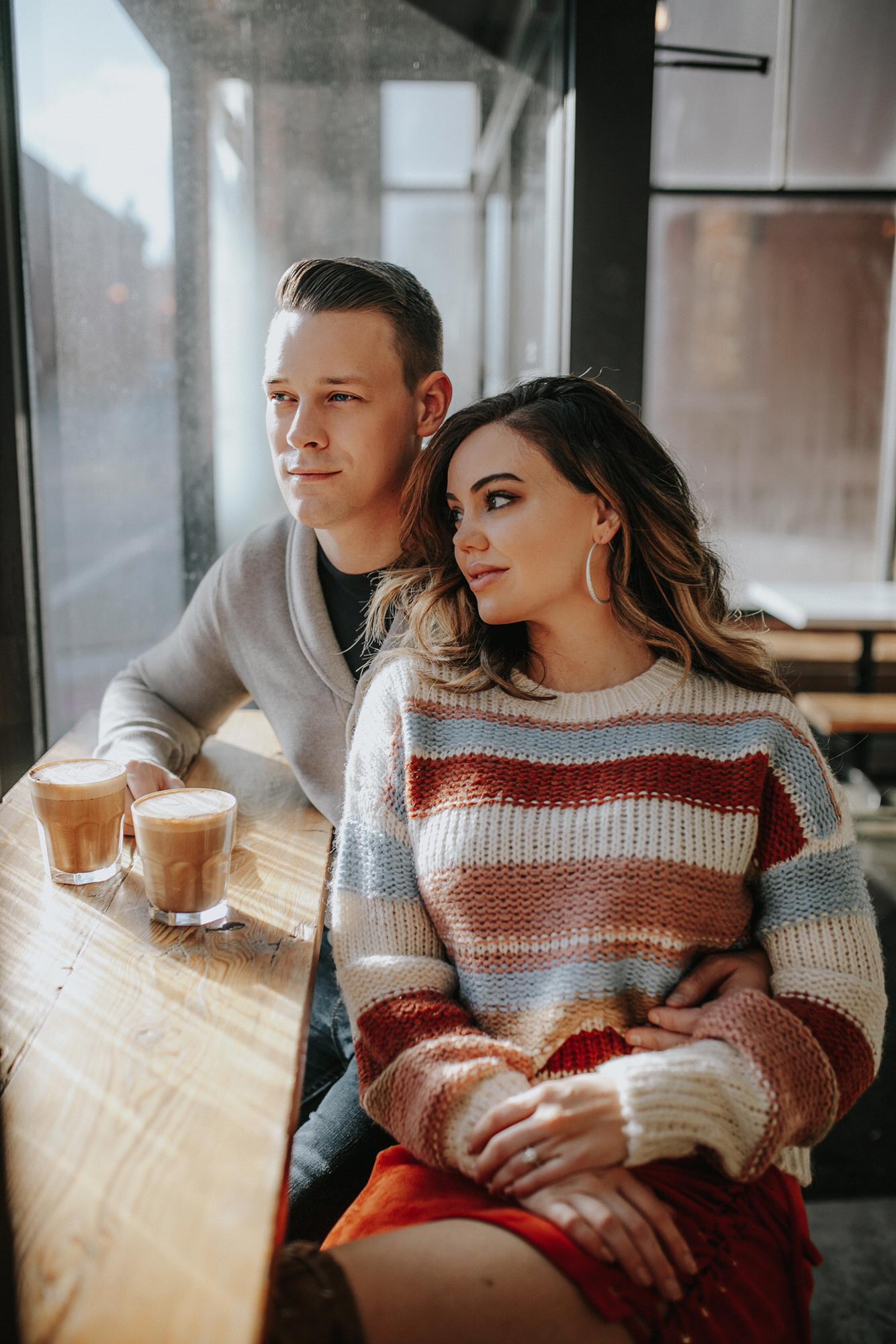 Johns and Kalynn engagement photo session took place a few days after Thanksgiving!