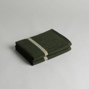 Shop BAINA | EMERALD Organic Cotton Hand Towel | Moss