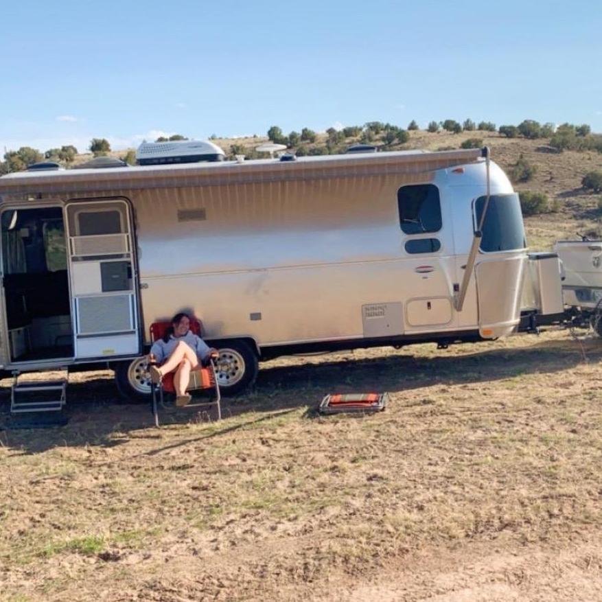 Beginning of Covid Matt and Annabel picked up the an airstream for Matts family and took it out for a little adventure!
