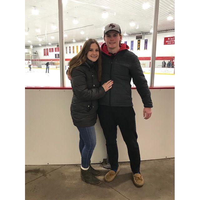 Our first photo together!