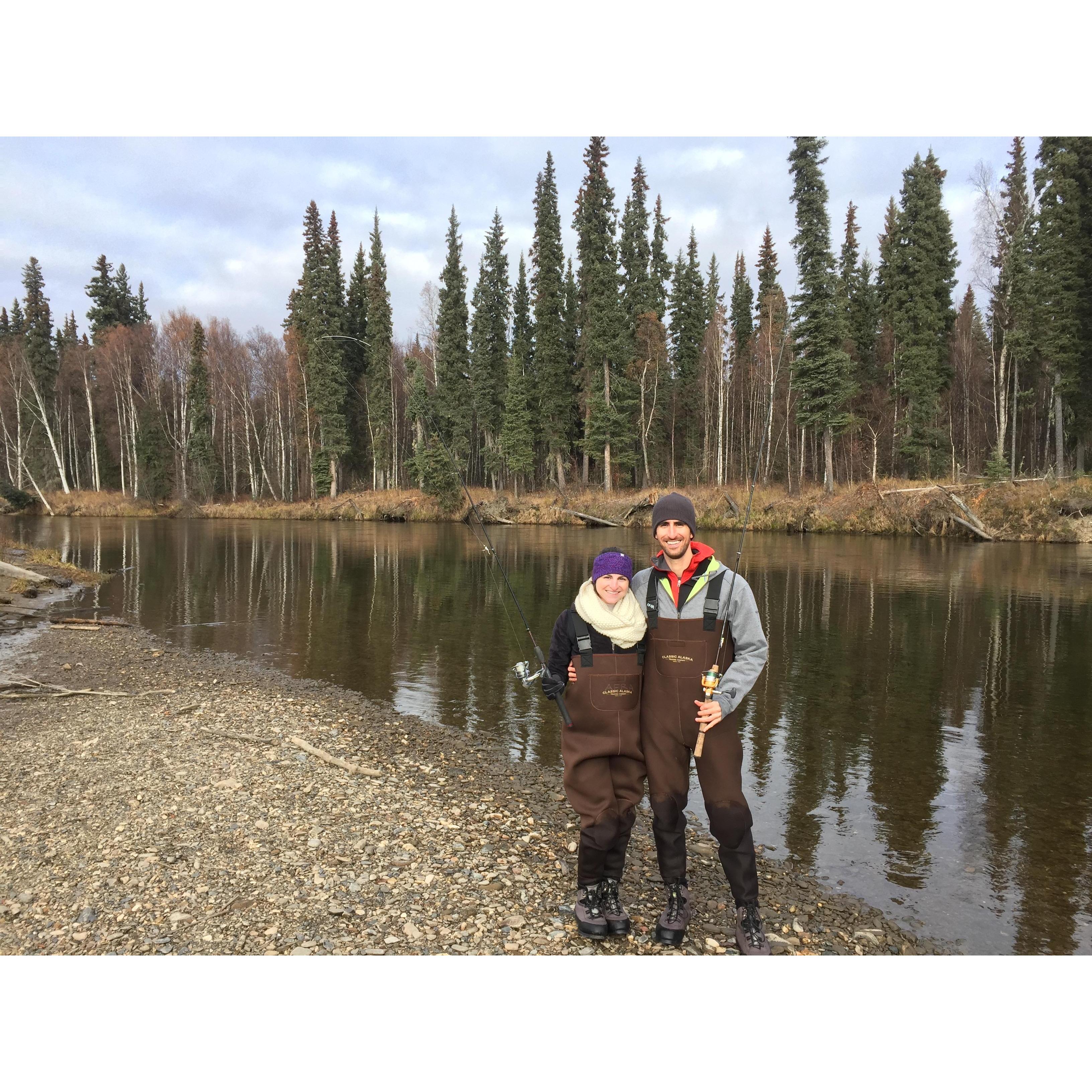 Just your regular 48 hour trip to Alaska to watch the Northern lights and fly fish.