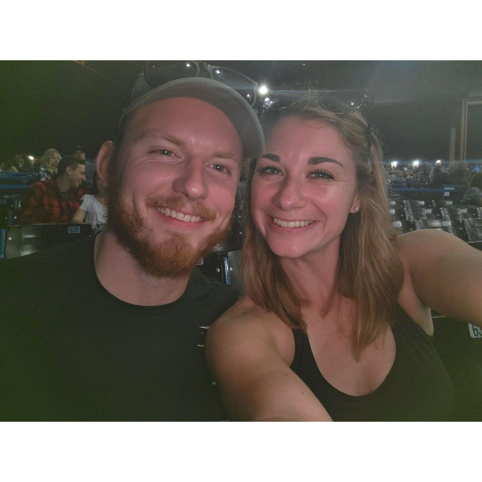 Dan's first country concert