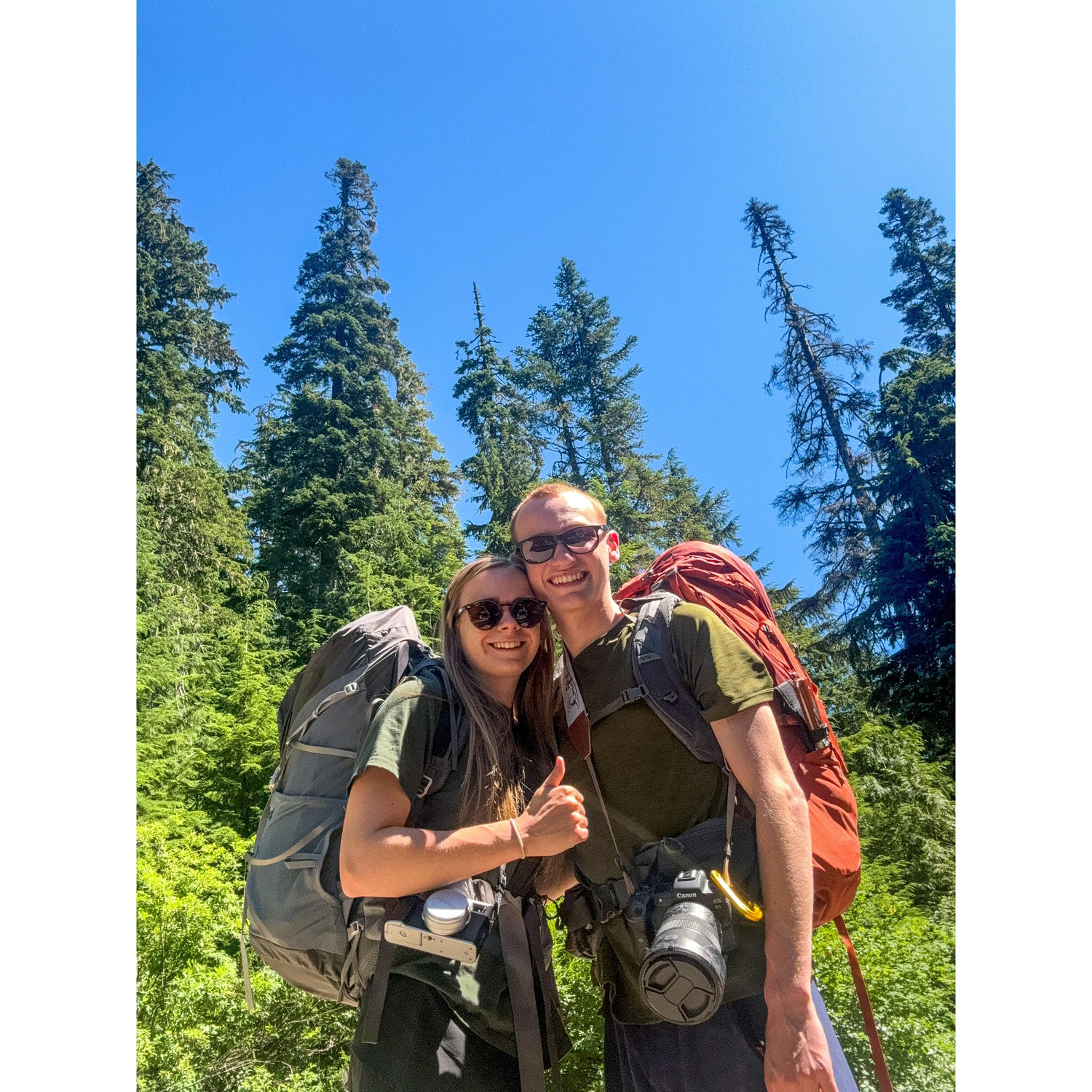 First backpacking trip together into the Alpine Lakes Wilderness (2024)