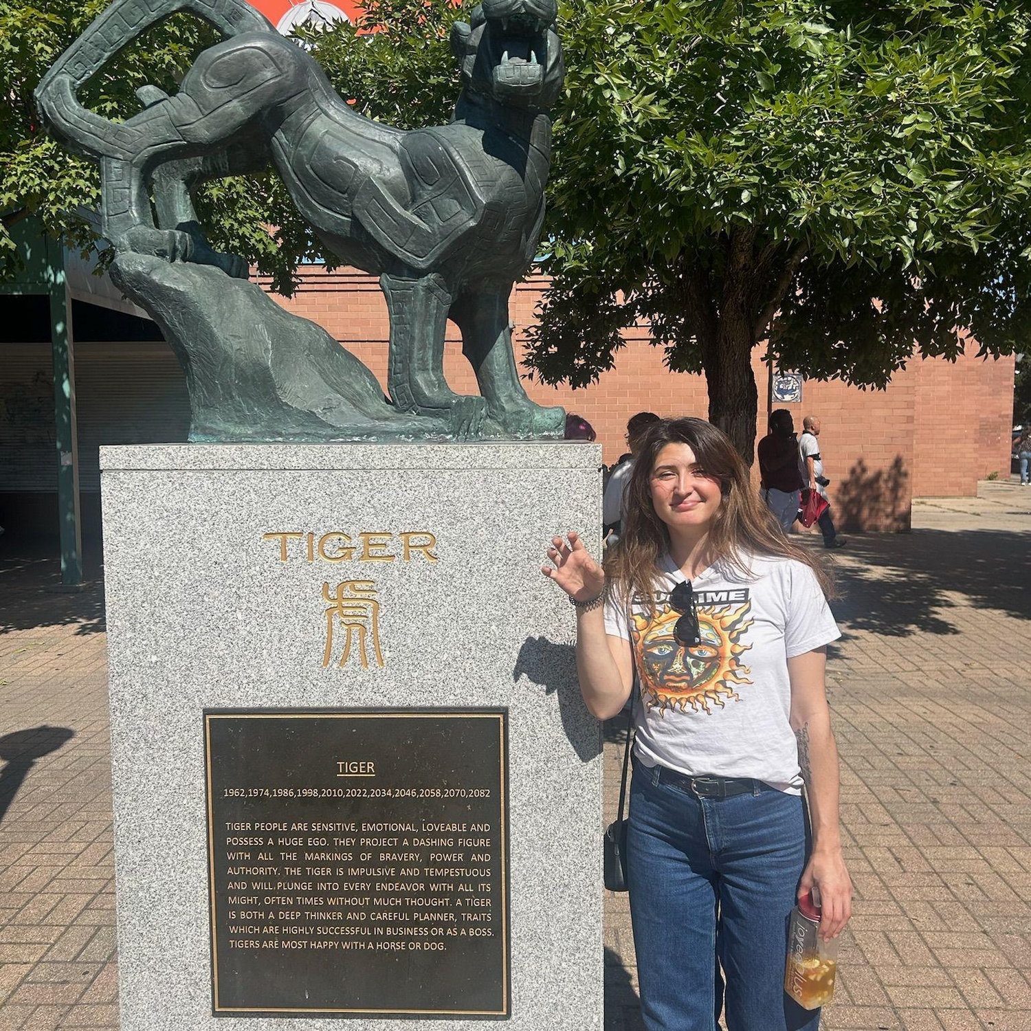 Posing with the Zodiac