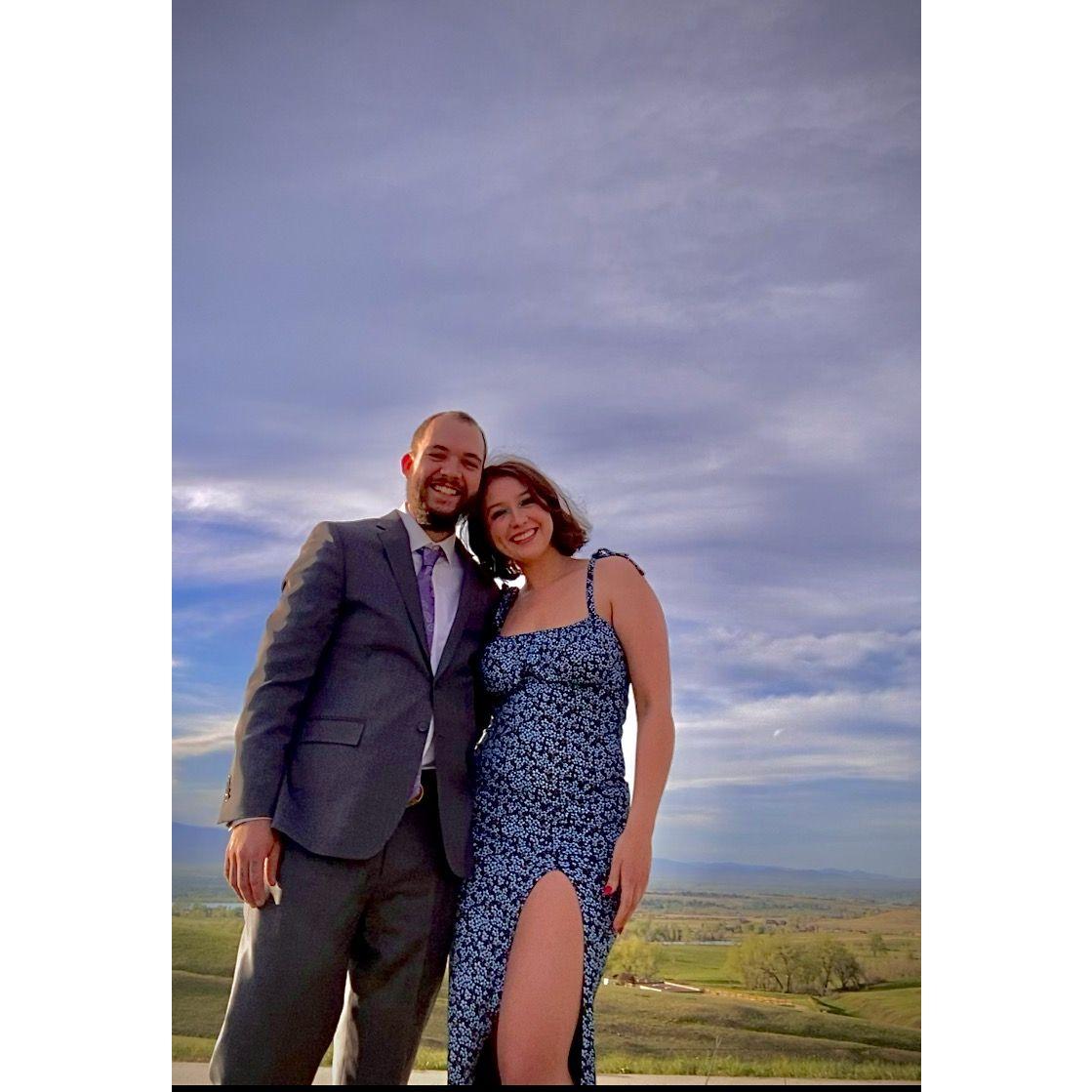 Our first anniversary.
