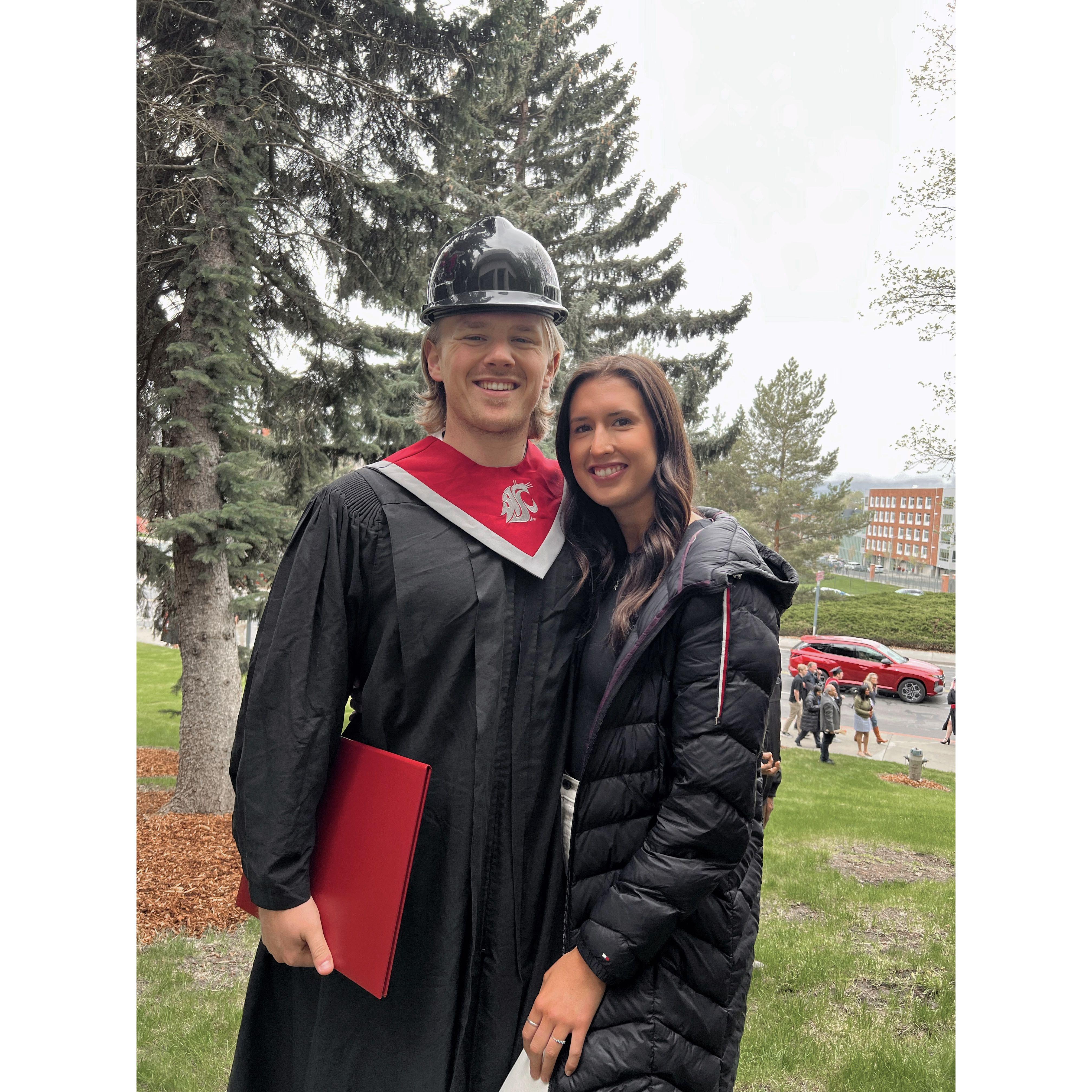 Jackson's college graduation- WSU