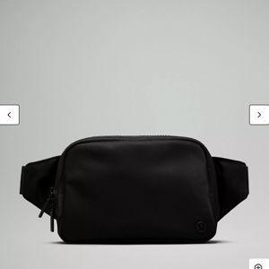 BLACK ON BLACK WEDDING FANNY PACK