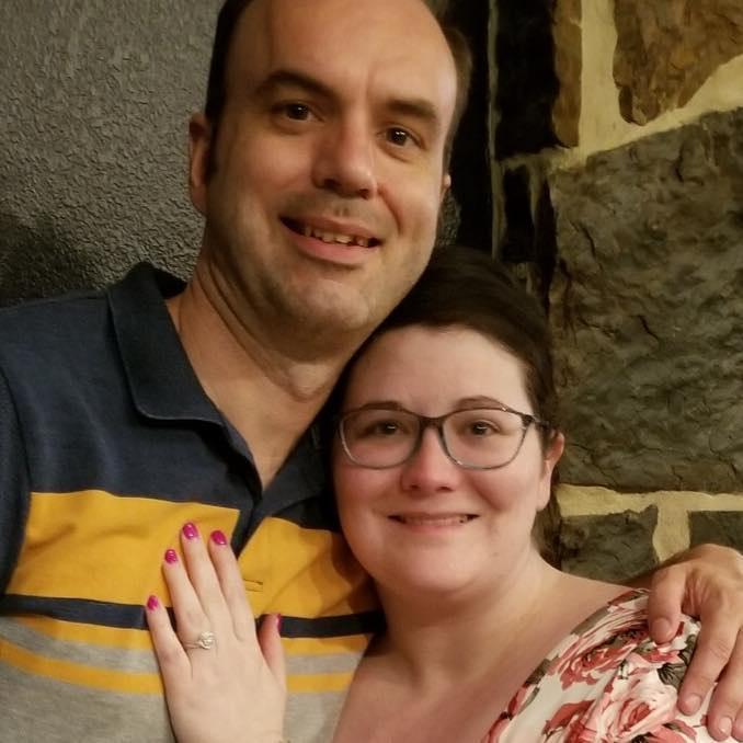 The night we got engaged!