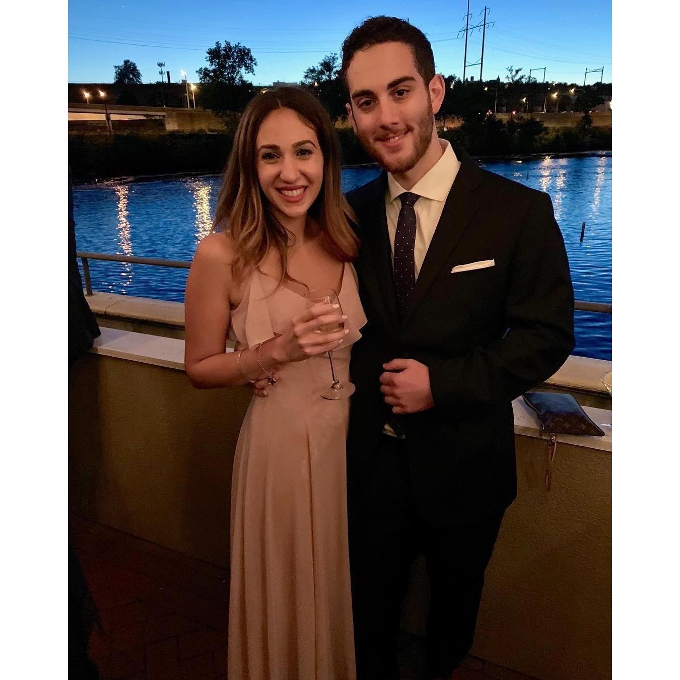 When David realized that he wasn't scared that attending this wedding together would give Emilia any ideas.