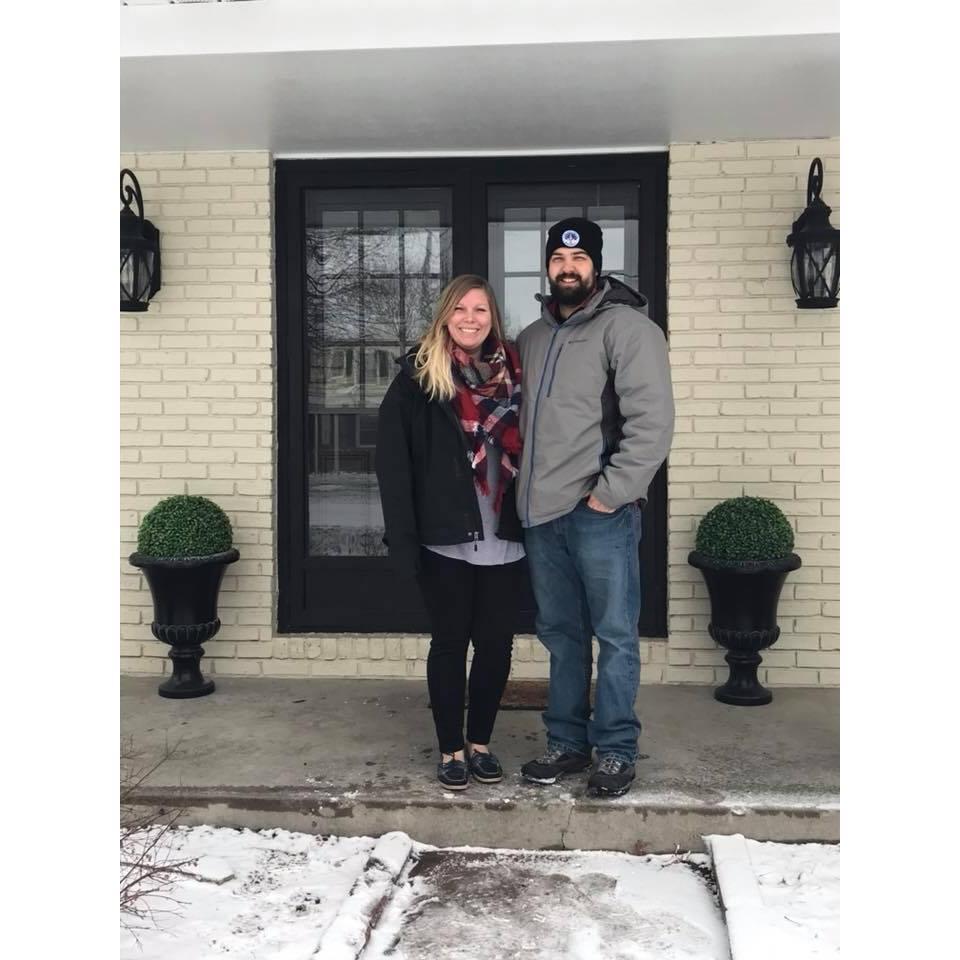 Our first day in our new home!
