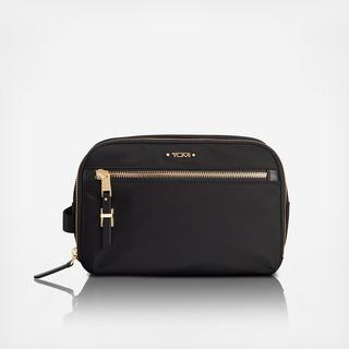 Voyageur Erie Double Zip Cosmetic Case