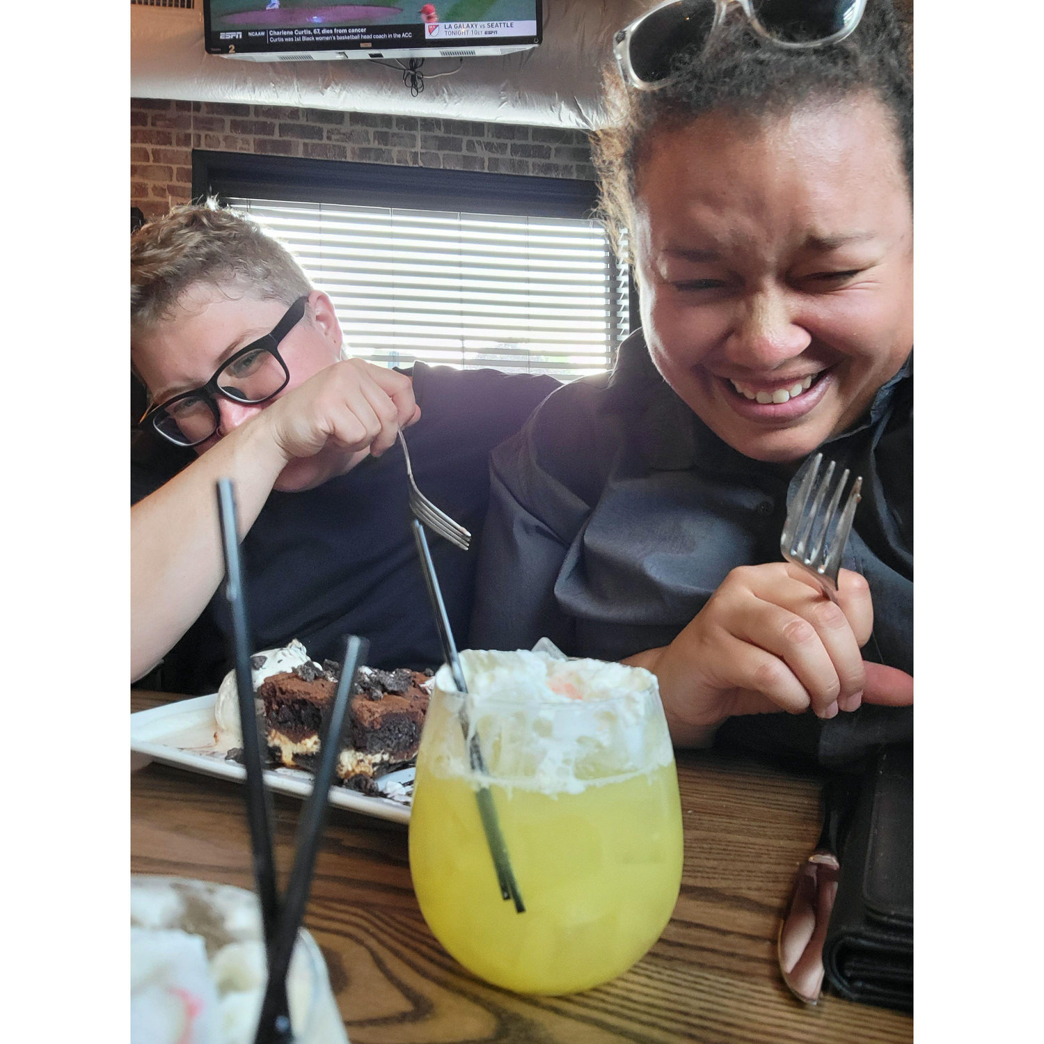 Celebrating 1/2 anniversary while it was warm