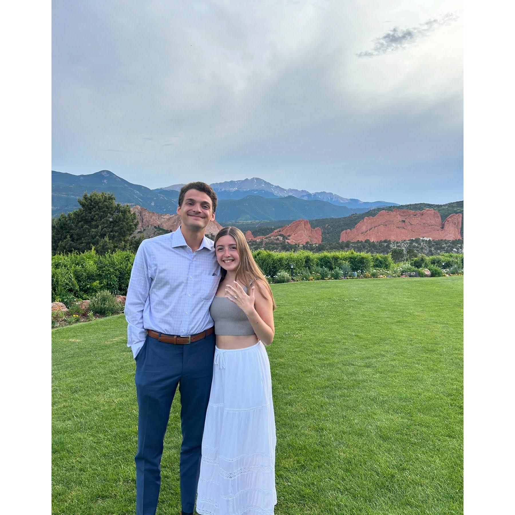 Our beautiful engagement in Colorado Springs!