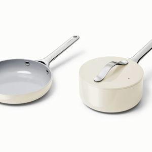 Mini Fry Pan & Sauce Pan Duo | Ceramic Non-Stick & Non-Toxic | Caraway