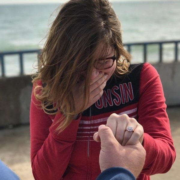 When Brock popped the question...