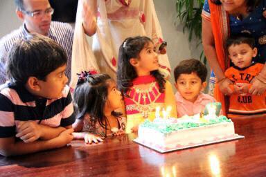 Nishad with his childhood buddies.