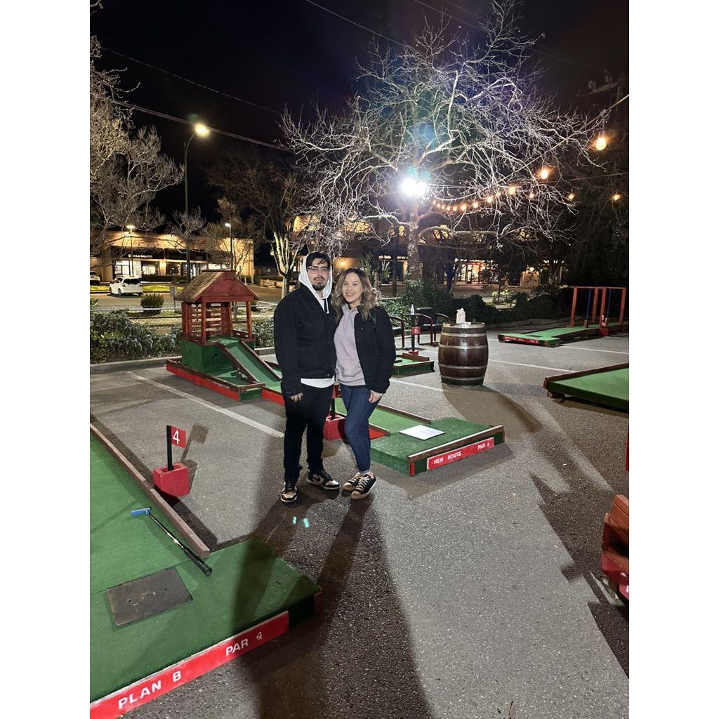 Jan 2023 - Mini golfing