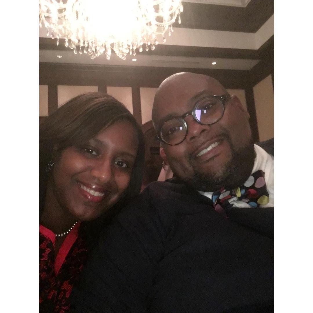 He drove to Dallas just to attend my company Christmas party with me.