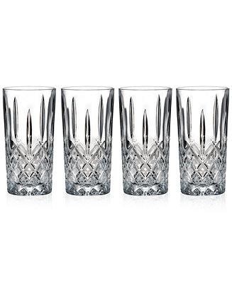Marquis by Waterford Markham Highball Glasses, Set of 4