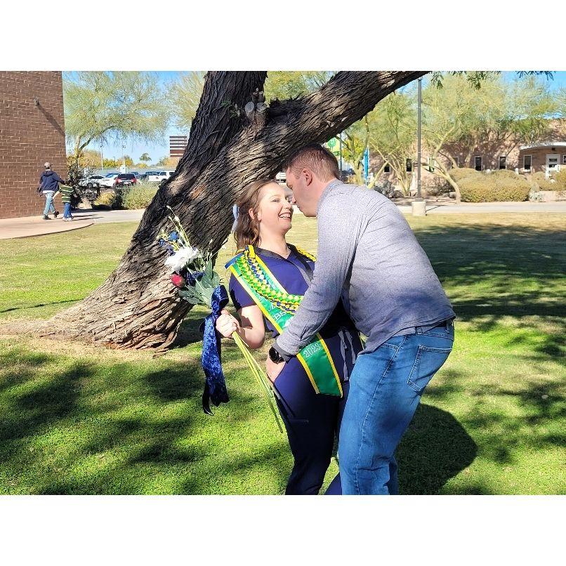 Celebration! A picture of us after Macy had graduated nursing school. An accomplishment that could only be made with Andrew and his support.