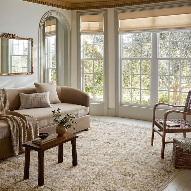 Loloi Magnolia Home by Joanna Gaines Pace Collection PAC-04 Natural/Multi 3'-6" x 5'-6" Accent Rug