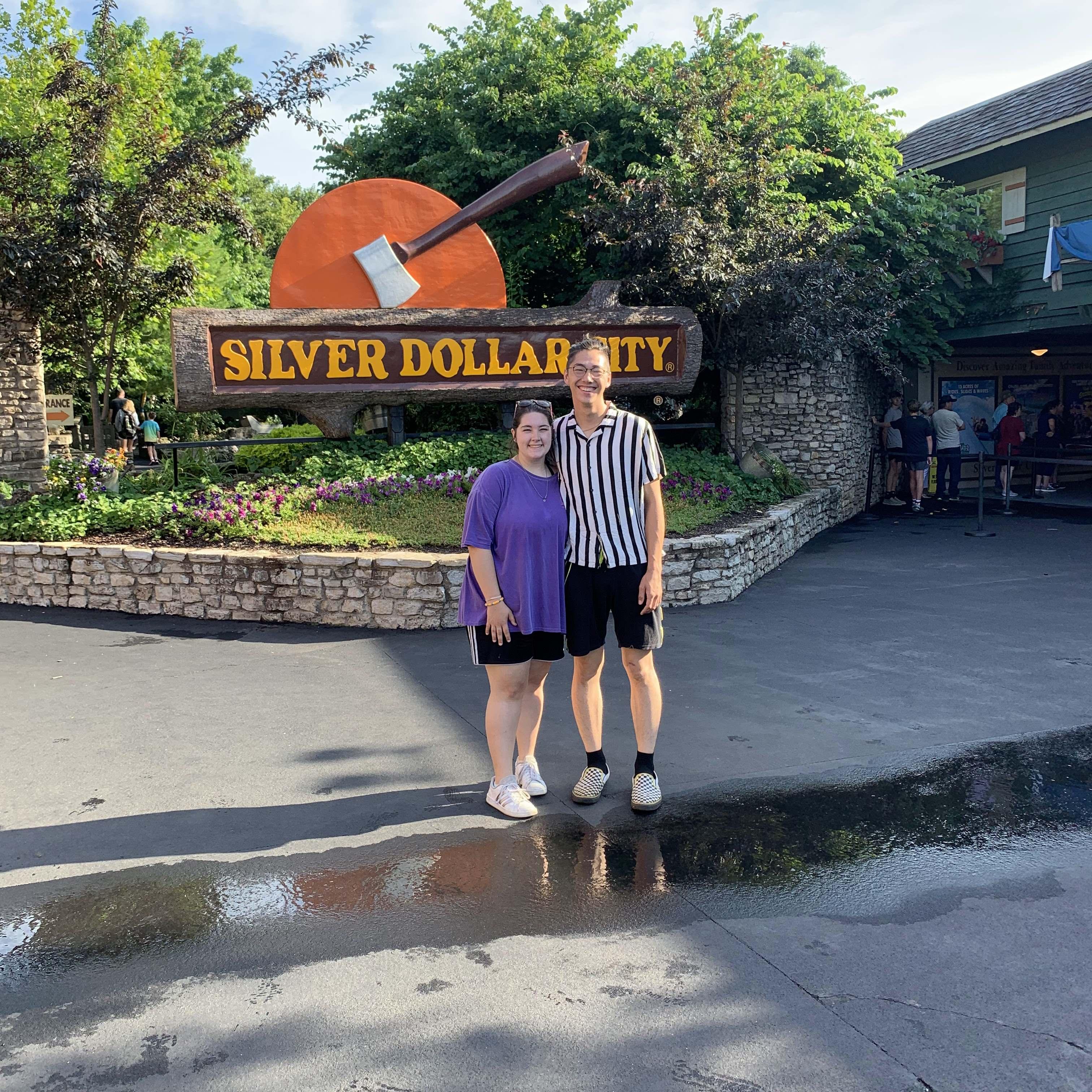 Sam's first time at Silver Dollar City!! 