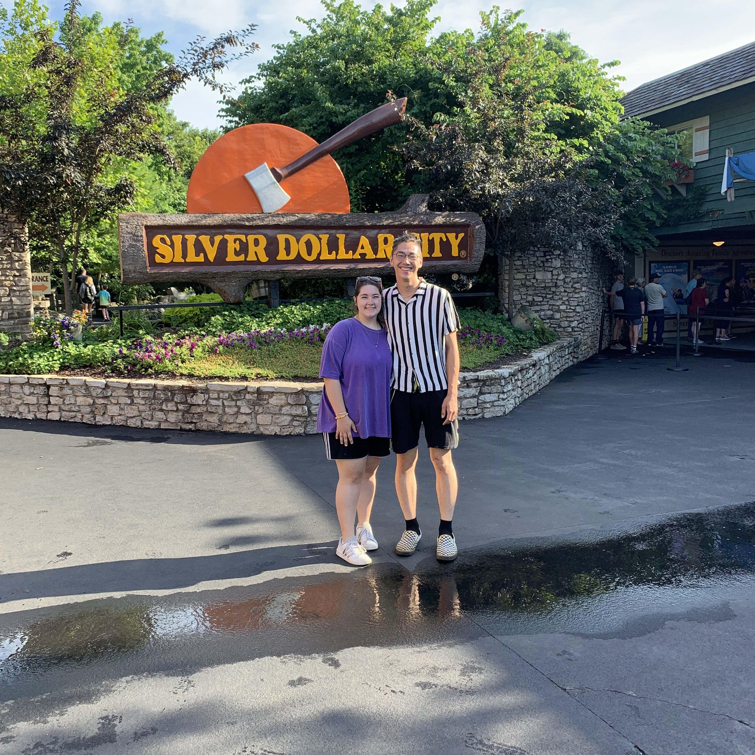 Sam's first time at Silver Dollar City!! 