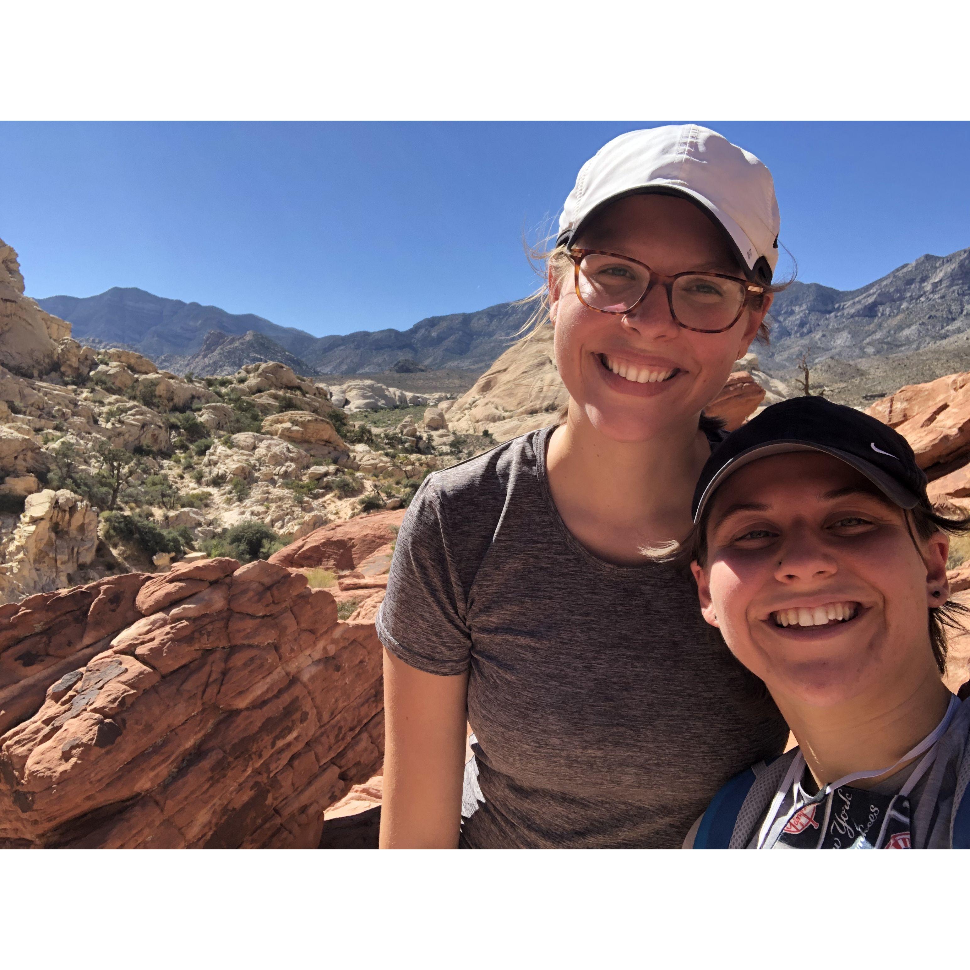 The Vegas desert was beautiful!