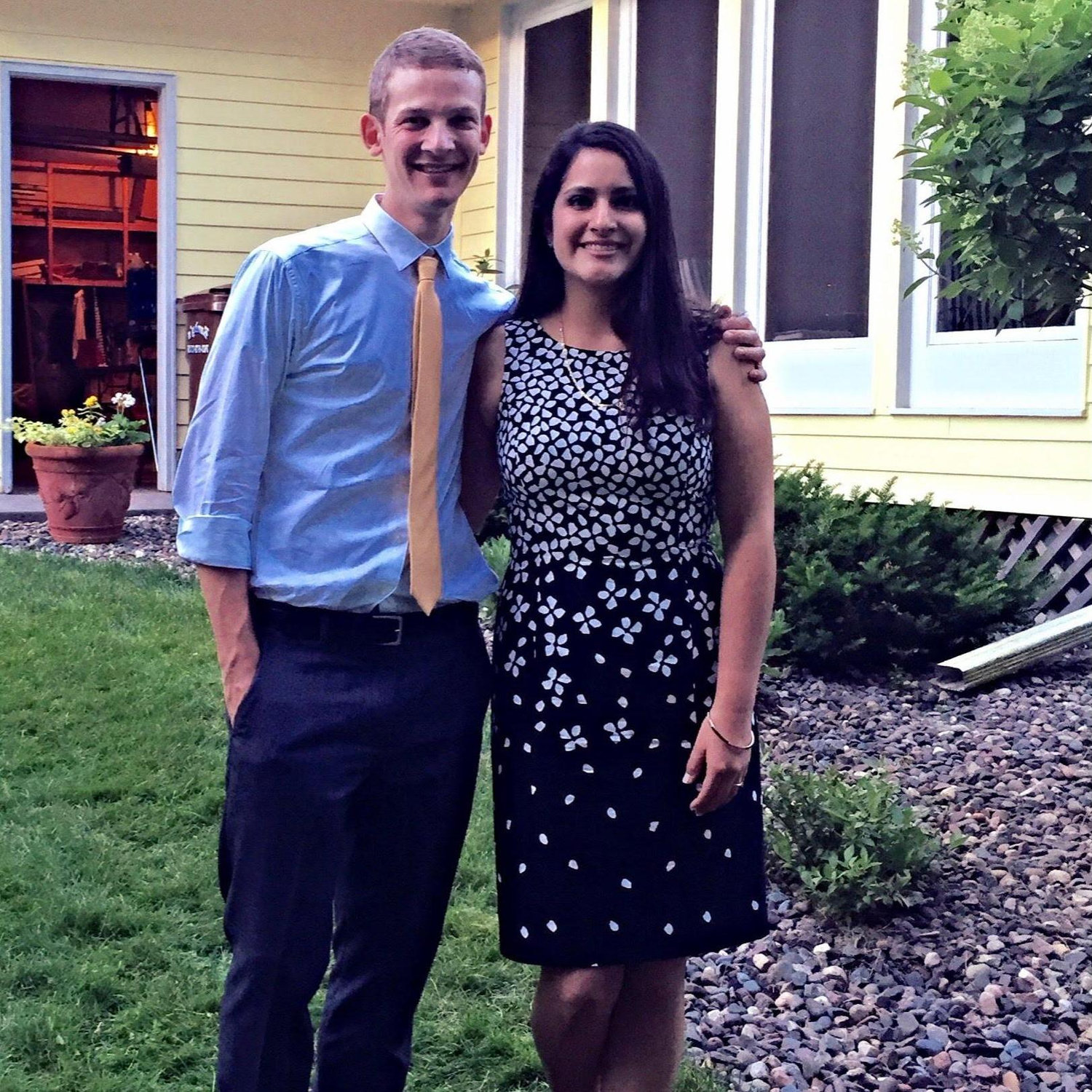 Juliet's first trip to MN for Gabe's brother Eli's and sister-in-law Marta's wedding in 2015.