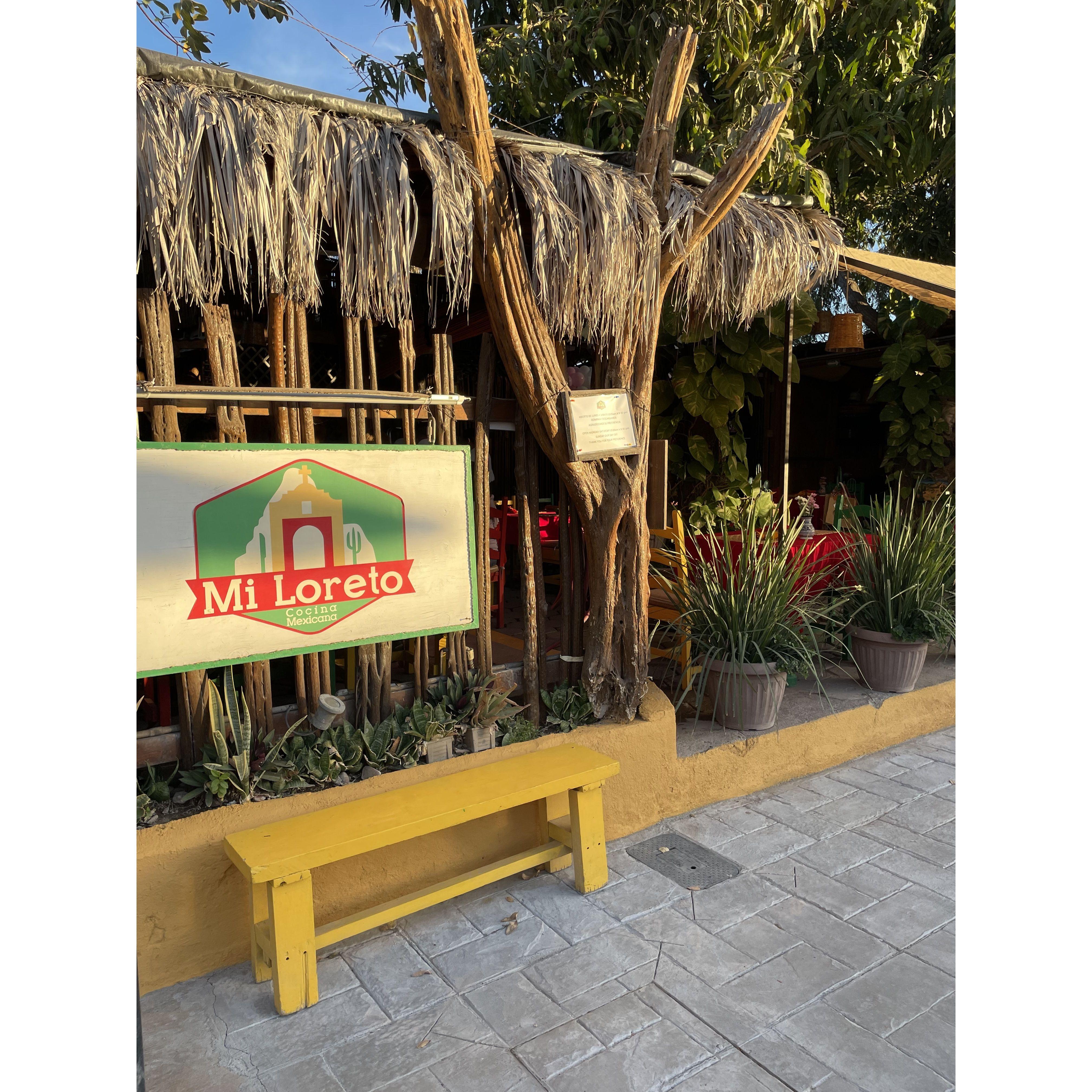 This is one of our FAVORITE restaurants in Loreto...Mi Loreto. Amazing food and service!