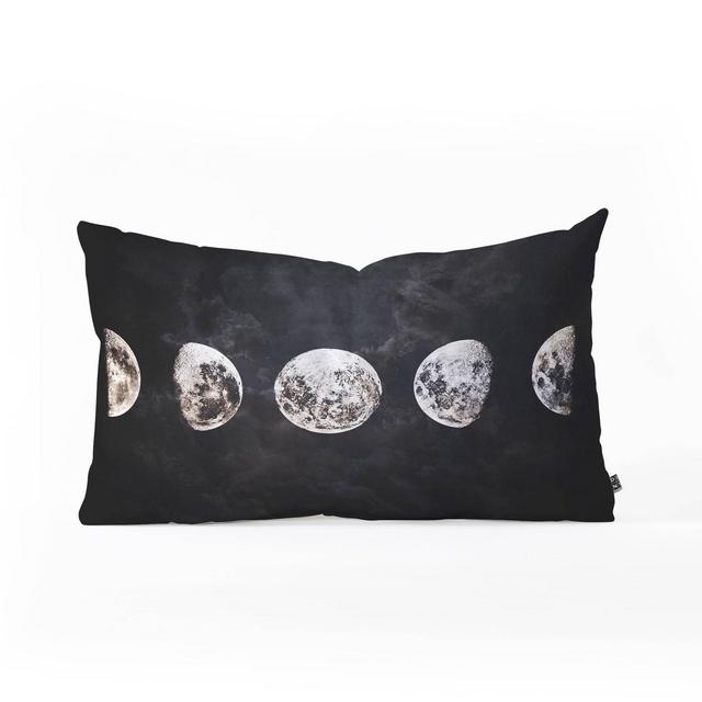Emanuela Carratoni Mystery Moon Oblong Throw Pillow - Deny Designs