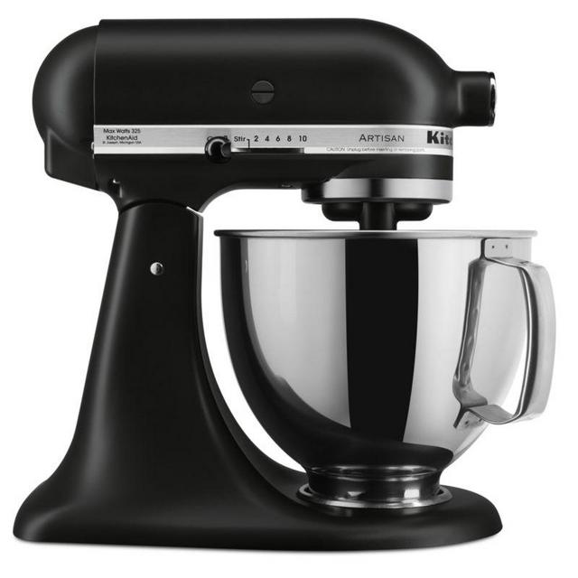 KitchenAid ® Artisan® Series Matte Black 5-Quart Tilt-Head Stand Mixer