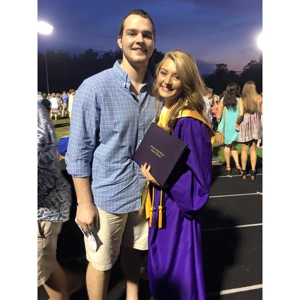 Hannah's high school graduation