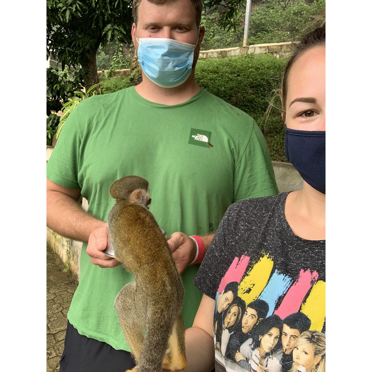 Monkey-ing around in the DR ( A monkey almost stole Blair's glasses!)