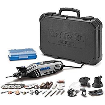 Dremel 4300-5/40 High Performance Rotary Tool Kit with Universal 3-Jaw Chuck, 5 Attachments and 40 Accessories