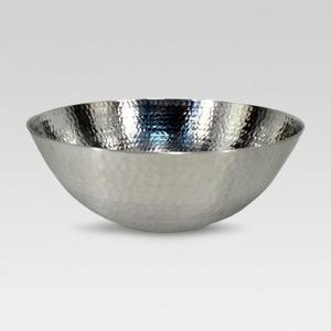 Hammered Stainless Steel Serve Bowl - Threshold™