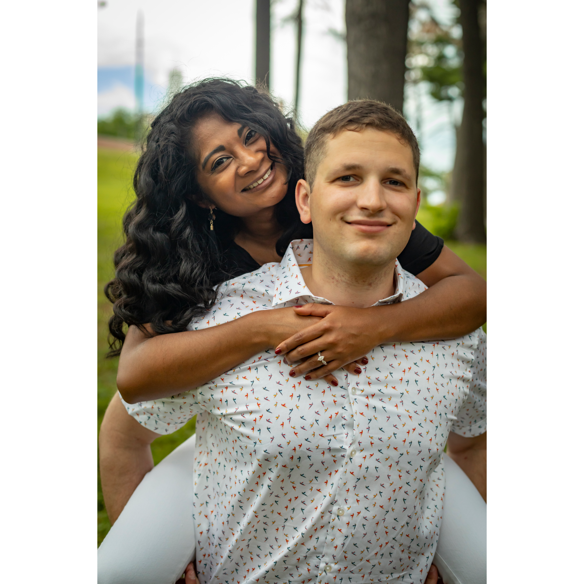 We had so much fun at our engagement shoot with James Lathrop Photography!
