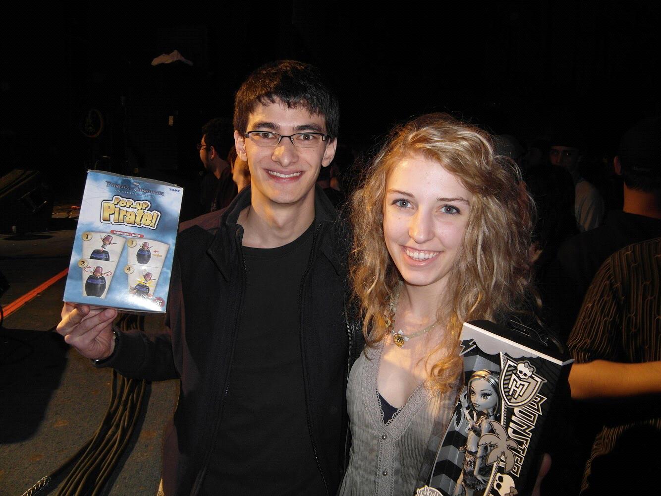 At a concert of Nick’s favorite artist—BUCKETHEAD!
