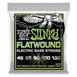 Ernie Ball Regular Slinky 5-String Flatwound Electric Bass Strings - 45-130 Gauge