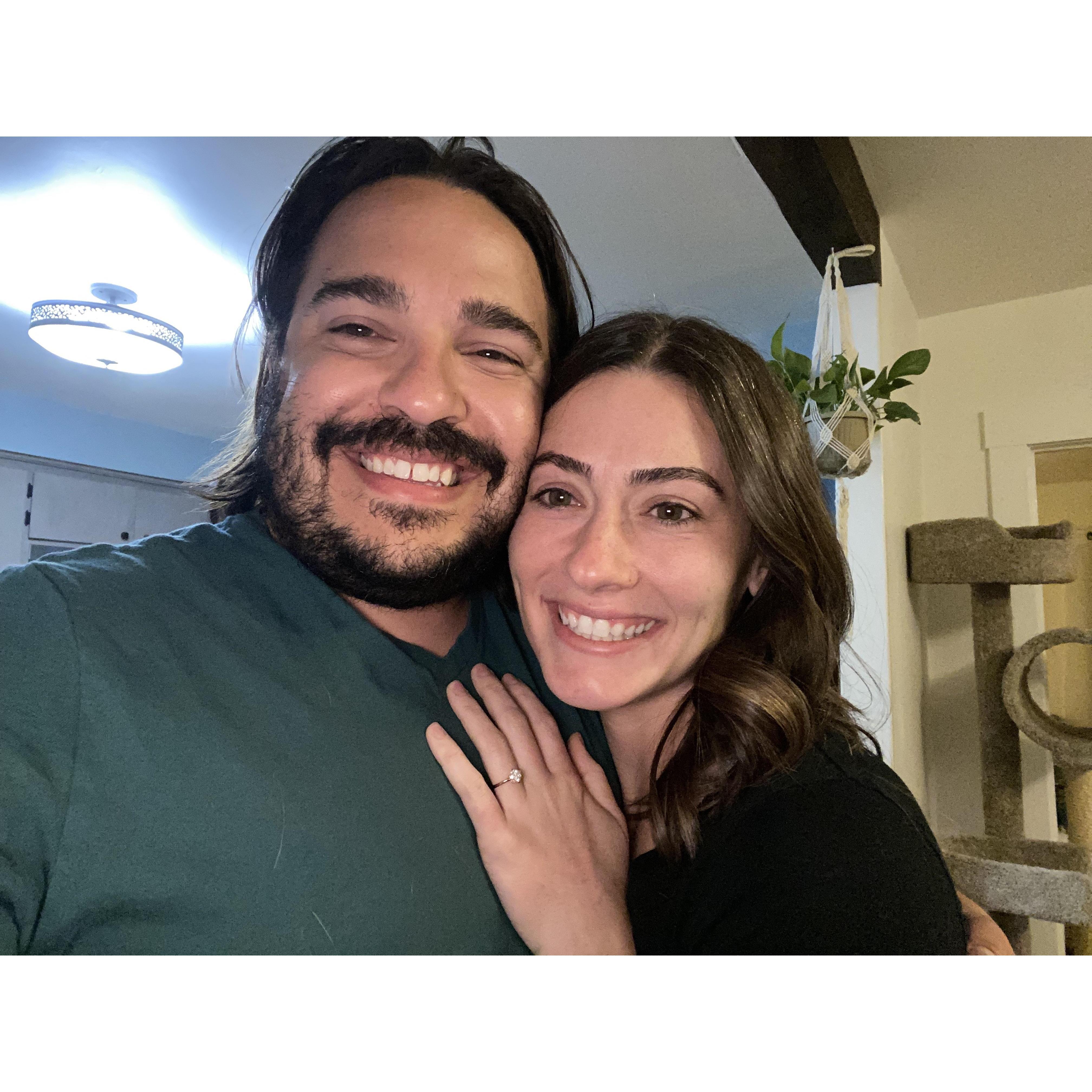 He proposed! - Sept 3, 2021