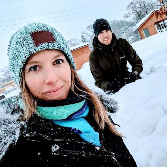 Our first winter together!