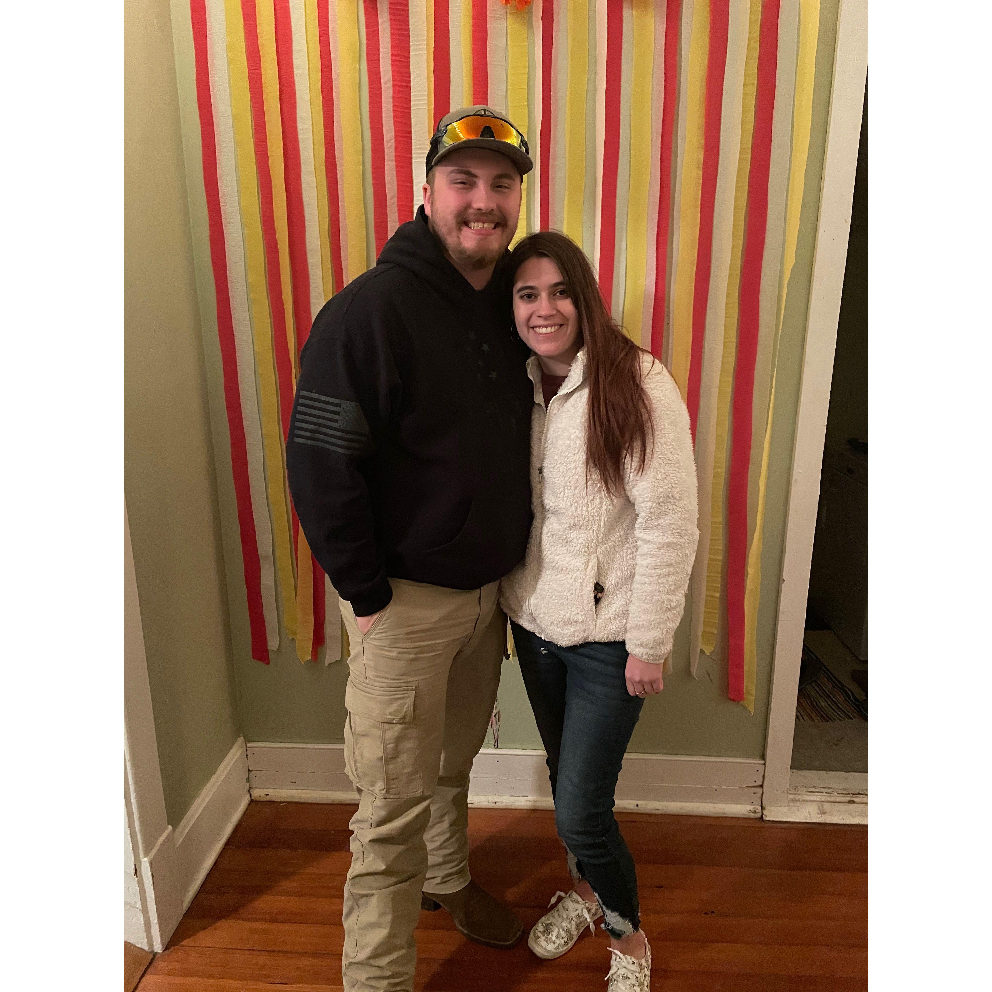 Our first picture together in 2020!